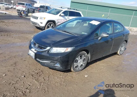 2013 Honda Civic Hybrid from USA, damaged, VIN 19XFB4F25DE200003